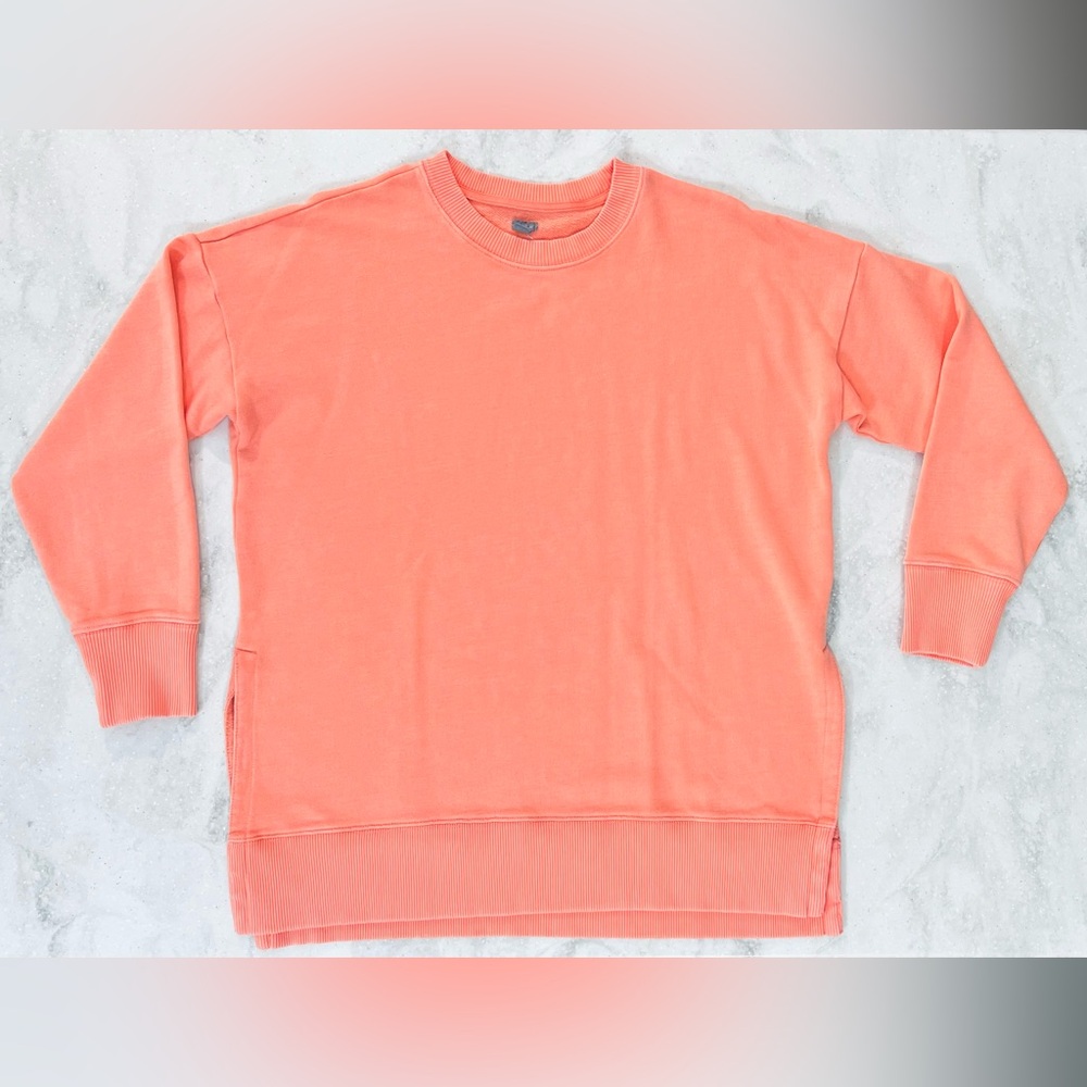 NWOT Aerie Side Slit Coral Sweatshirt M/L